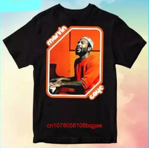 Marvin Gaye T Shirtah Shirt Color Black Mother gift cotton long or short sleeves