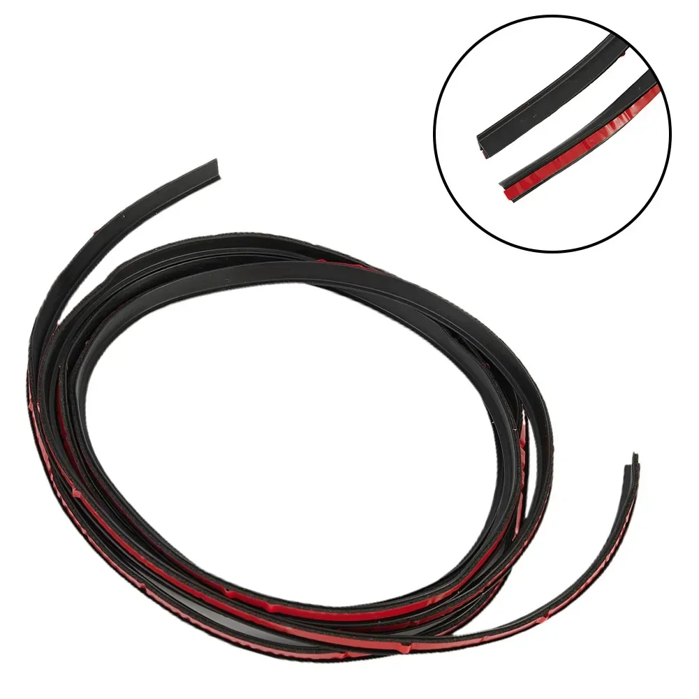 2M Car Door Seal Strip Auto Rubber Seal T-Type Noise Insulation Anti-Dust Soundproof Side Skirt Sealing Tape