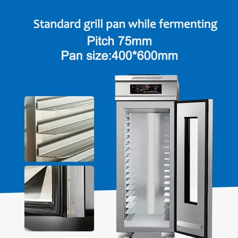 16 Tray Commercial Small Electric Bakery Fermenting Proofing Bread Dough Heating Proofer Cabinet