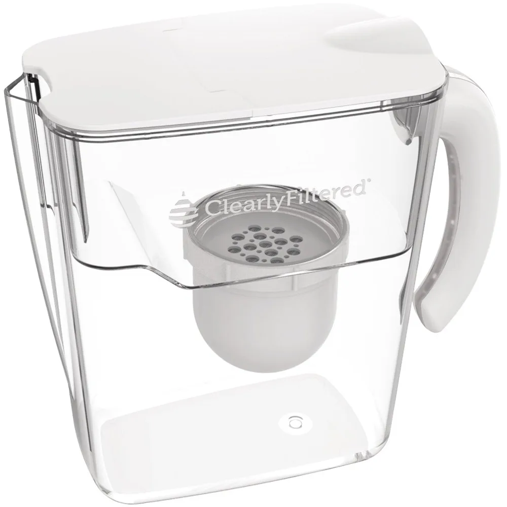 

No.1 Filtered Water Pitcher e.g. Fluoride Chlorine PFAS Microplastics Lead Arsenic BPA/BPS Free (Pitcher Includes 1 Filter)