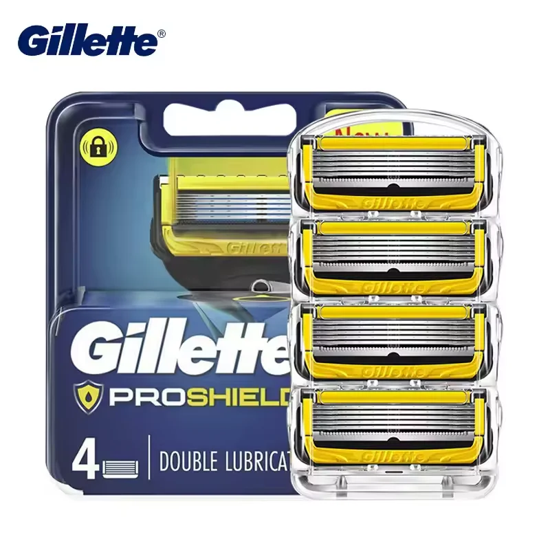 شفرة حلاقة لـ ProGlide ProShield Fusion5 ماكينة حلاقة جيليت فيوجن بروشيلد 5 طبقات شفرة حلاقة مصنوعة من مادة الفولاذ المقاوم للصدأ