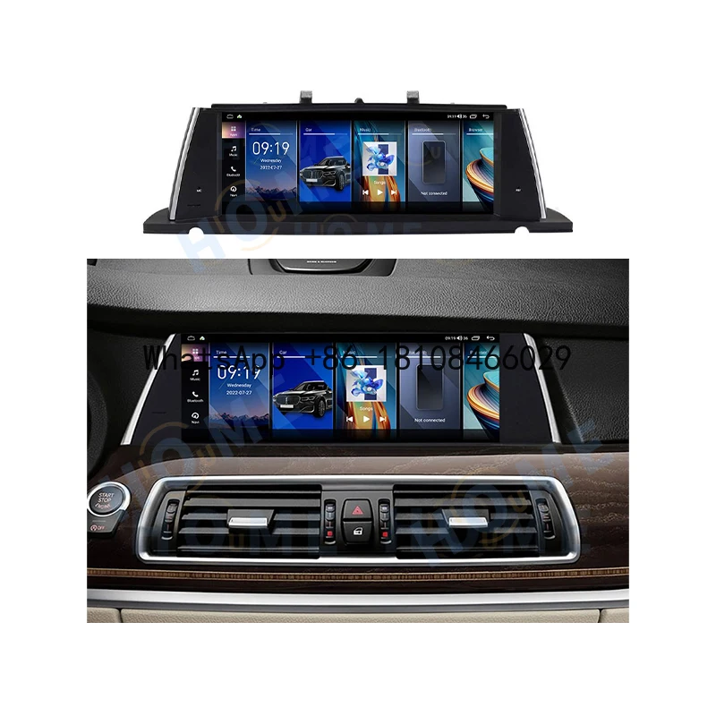 

Android 14 10.25" 12.5" MTK 8581 Car Multimedia Player for BMW 5 Series GT F07 2009-2018 Wireless Carplay GPS Navigation