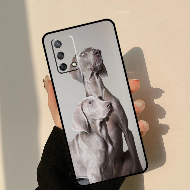 Weimaraner กรณีสุนัขสําหรับ OPPO A91 A93 A96 A76 A16 15 A17 A5 A9 A53 A52 A72 A77 A54 A74 A94 A54S A53S กรณี