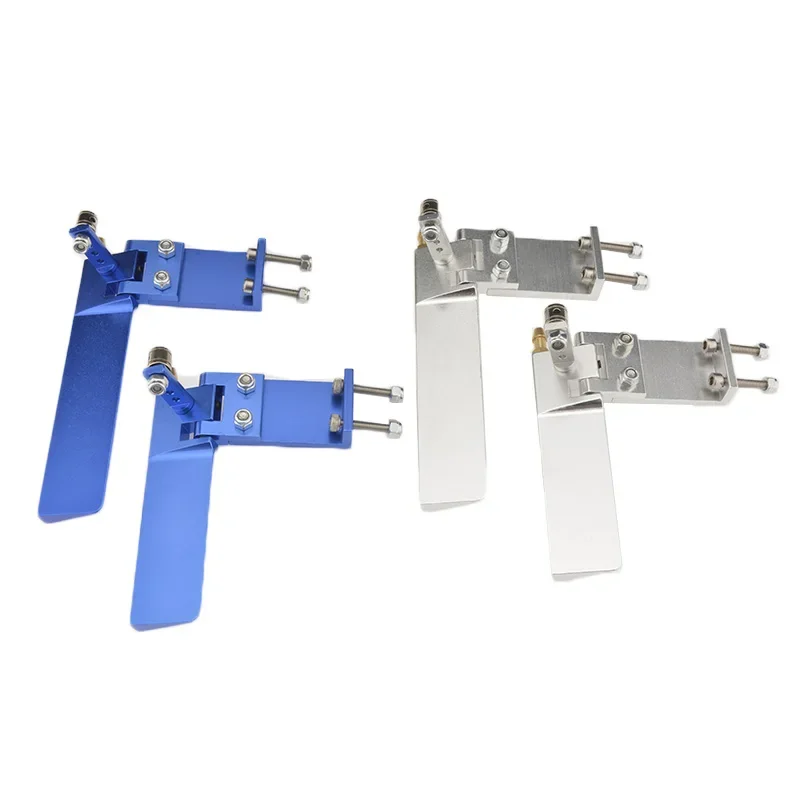 DI YRC Boat High Precision Aluminum Alloy Water Rudder 75mm95mm High Quality Accessory for Brushless Electric Boats Single Piece