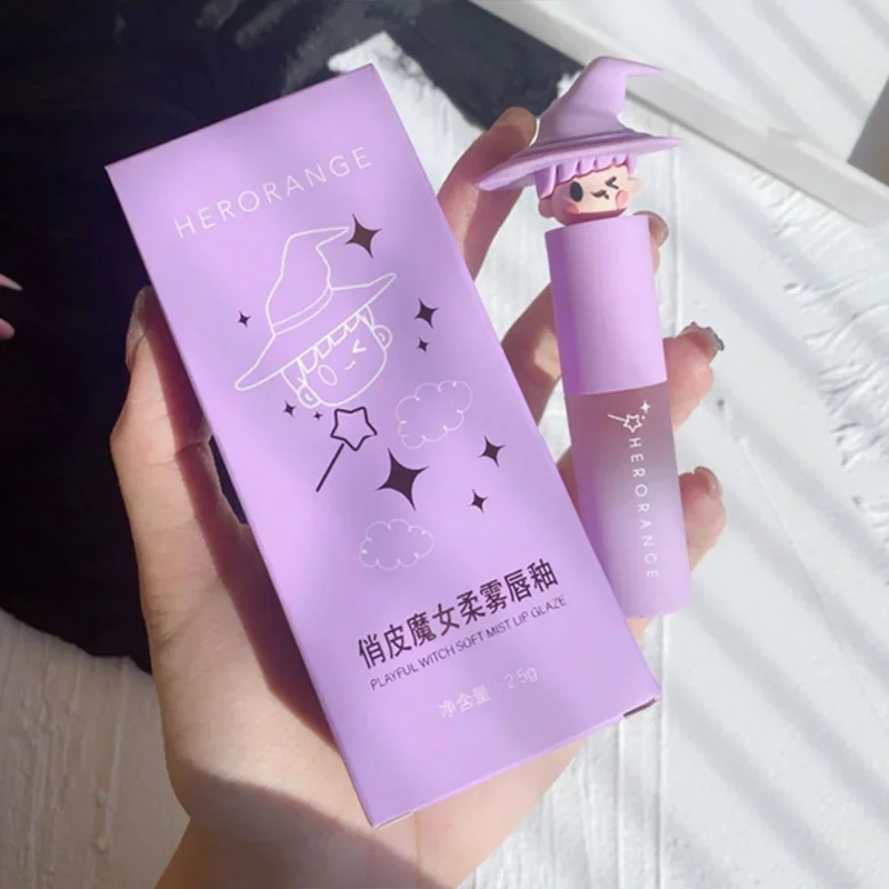 Cute Girl Velvet Matte Lipstick Lip Gloss Liquid Lip Tint Cream Pigment Long Lasting Silky Texture Lip Cosmetics