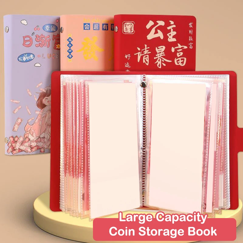 

100 Envelopes Money Saving Challenge Get Rich Save Money Large Capacity Reusable Money Collection Book With Password Lock