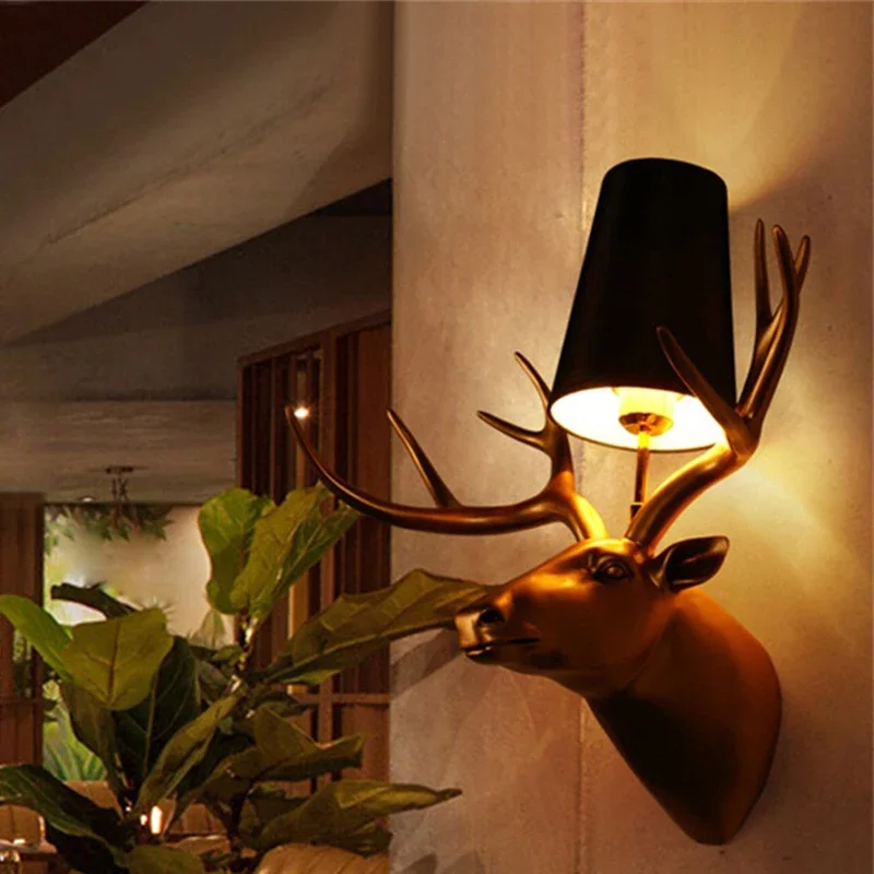 ABEL Modern Antlers Wall Lighting Creative Gold LED Indoor Sconce Lamp For Home Decor Living Bedroom Bedside Porch