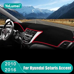For Hyundai Accent Solaris Verna RB I25 2010 2011 2012 2013 2014 2015 2016 Car Dashboard Mat Sun Shade Cover Accessories