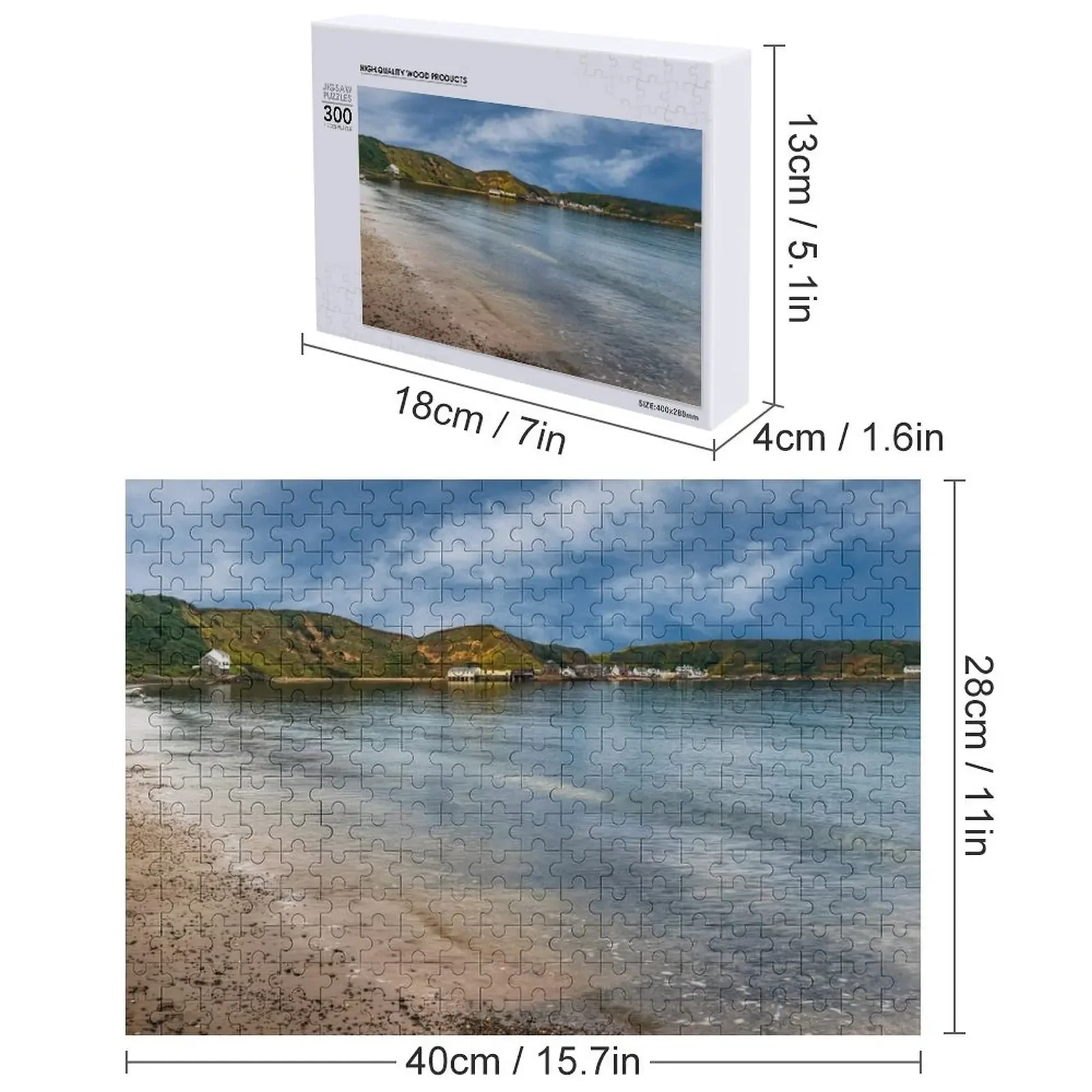 Porthdinllaen Morfa Nefyn Wales Jigsaw Puzzle Adult Wooden Children Personalised Custom Jigsaw Puzzle