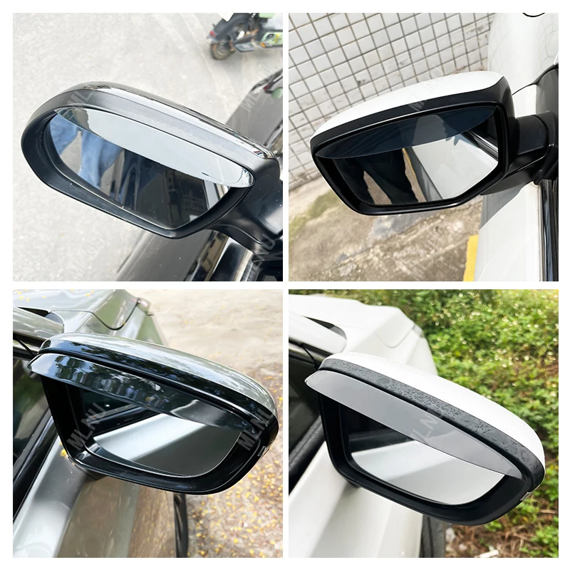 Accessories For Toyota C-HR 2026/2025 Rearview Mirror Rain Shield Organic Glass Sunshade Rainproof Wear-Resistant 2022-2024