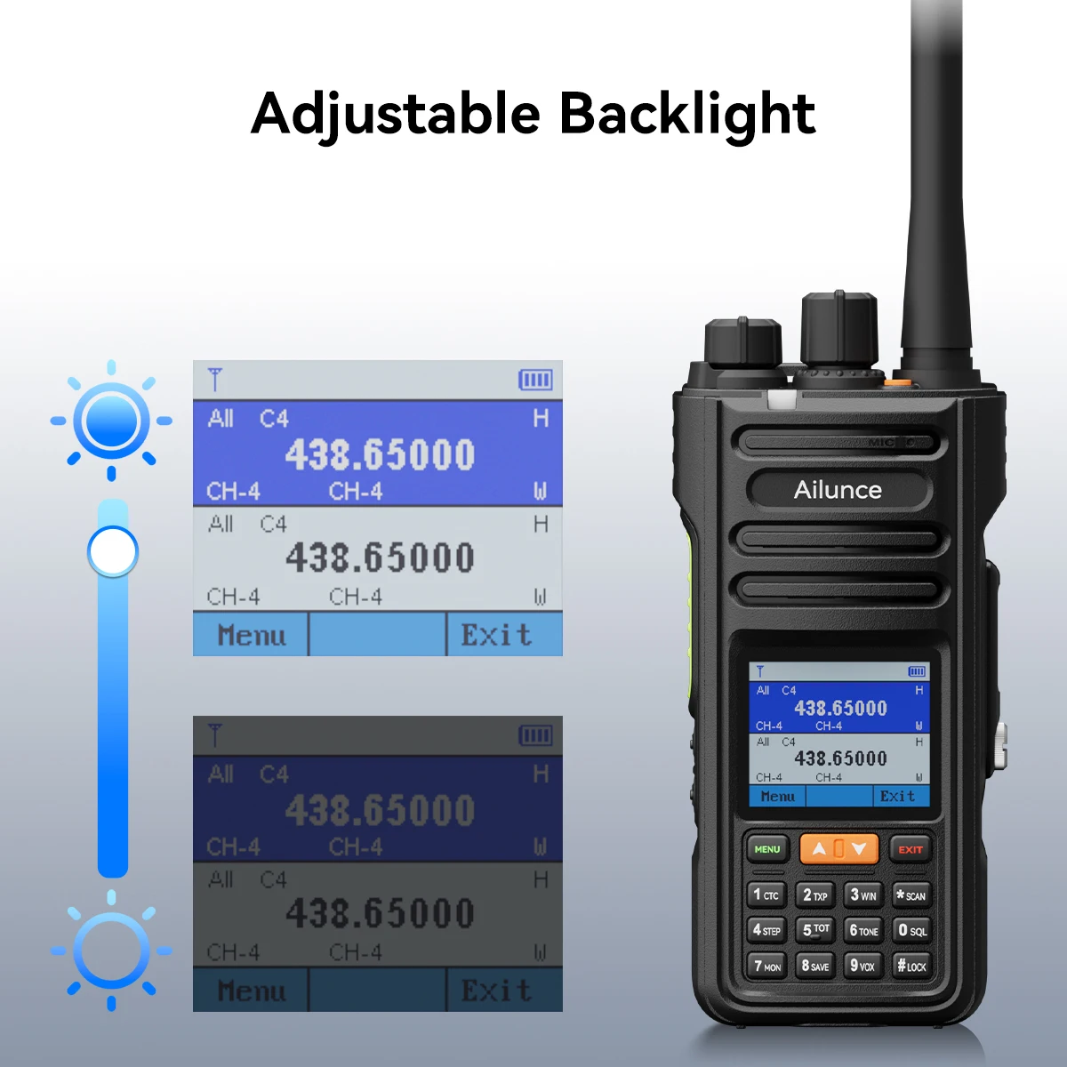 Retevis HA2 Walkie-Talkie FPP Dual-Band GPS APRS IP67 Wasserdicht Bluetooth App-Programmierung iOS & Android für Outdoor und Geschäft – Detail 15