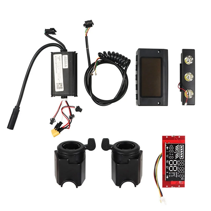 Controller Lights Gauge Kit Black & Red Electric Scooter Parts Full Gauge Electric Vehicle Instrumentation Components