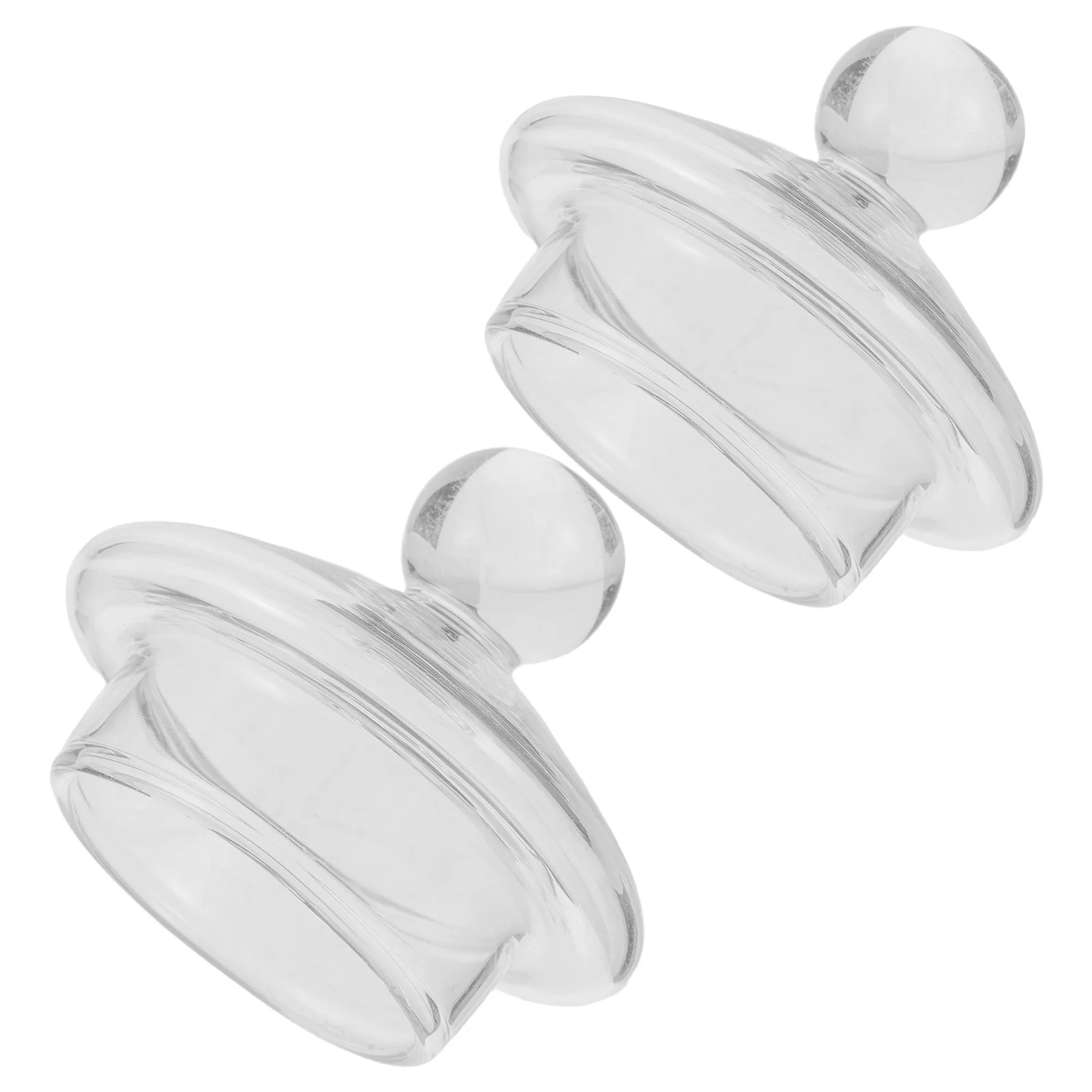

2Pcs Versatile Whiskey Glass Lid for Tasting Glasses Aroma Locking Home Bar Party Accessory Glass Lids for Cups
