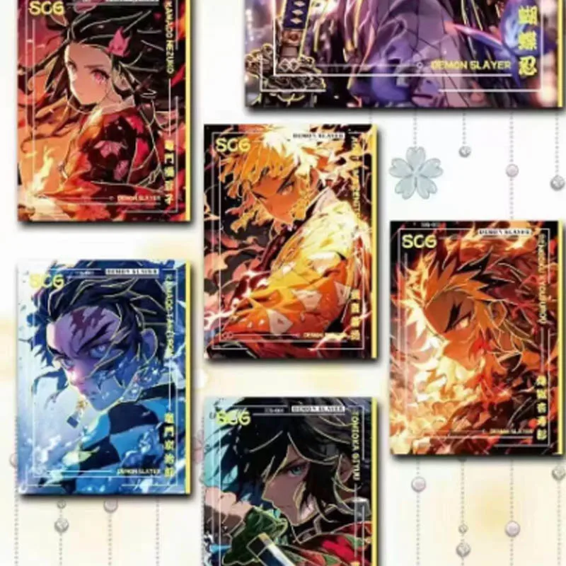 Wholesales Demon Slayer Collection Cards Latest Hot Sale Booster Box TCG Anime Table Board Game Gift Playing Cards