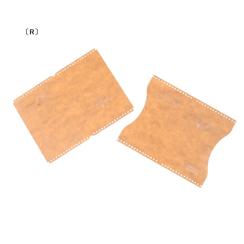 

tipoR אורVER fonte2pcs Акриловый прозрачный шаблон для рукоделия Инструмент для кожаного кошелька Сумка CraftılıWinter2larla