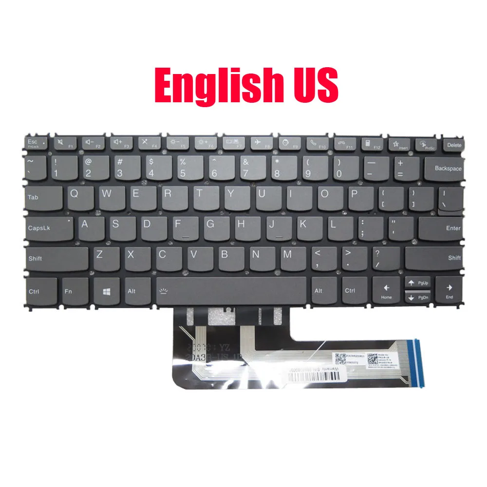 Laptop Keyboard For Lenovo For ThinkBook 13x ITG 20WJ English US United Kingdom UK With Backlit New