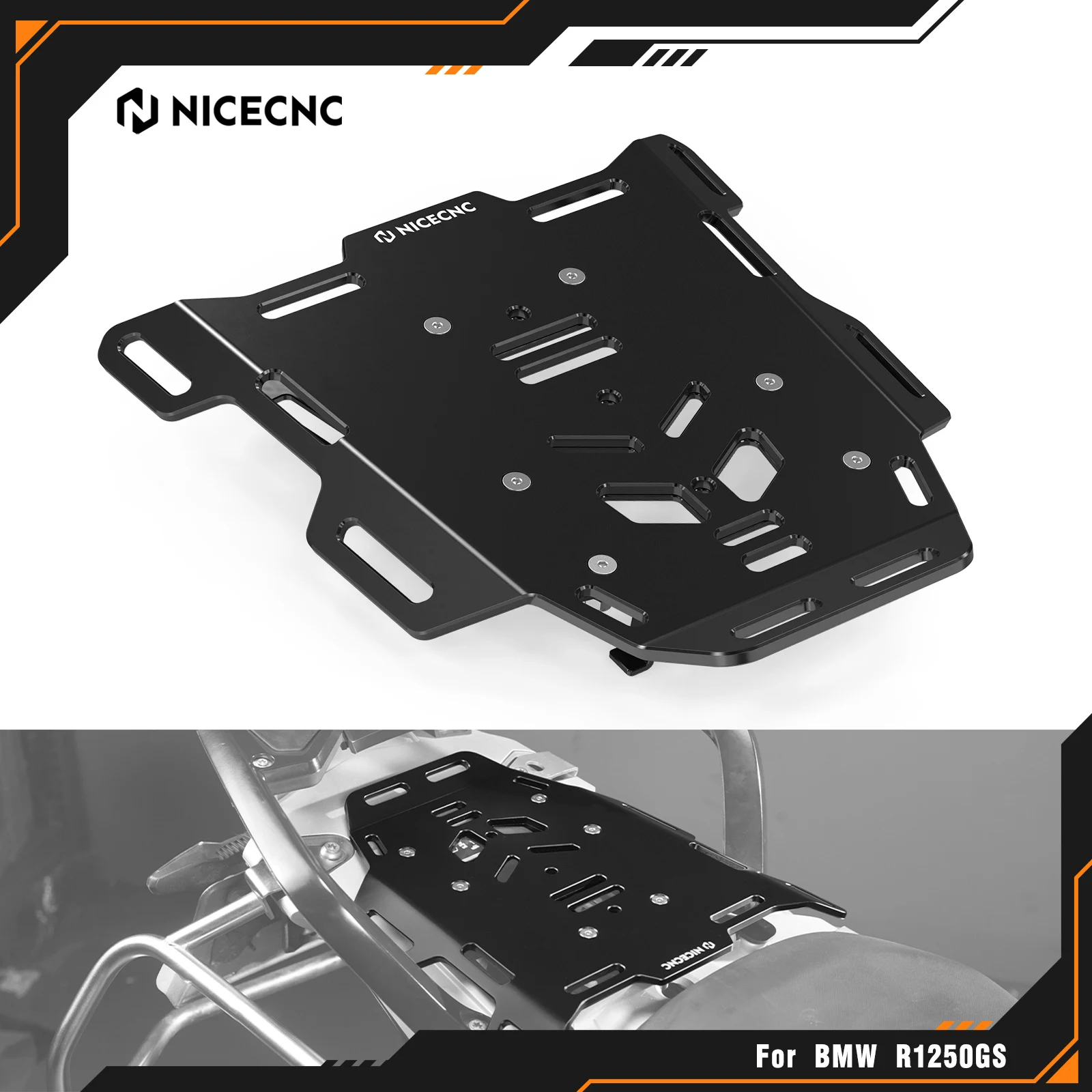 

For BMW R1250GS 2018-2023 NICECNC Motorcycle Rear Pillion Luggage Rack R1250GS Adventure 2018-2024 2023 2022 2021 2020 2019