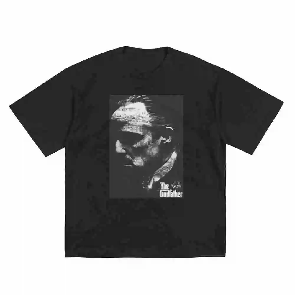 Godfather City Profile Movie Short Sleeve Tee 100% Cotton T-Shirt