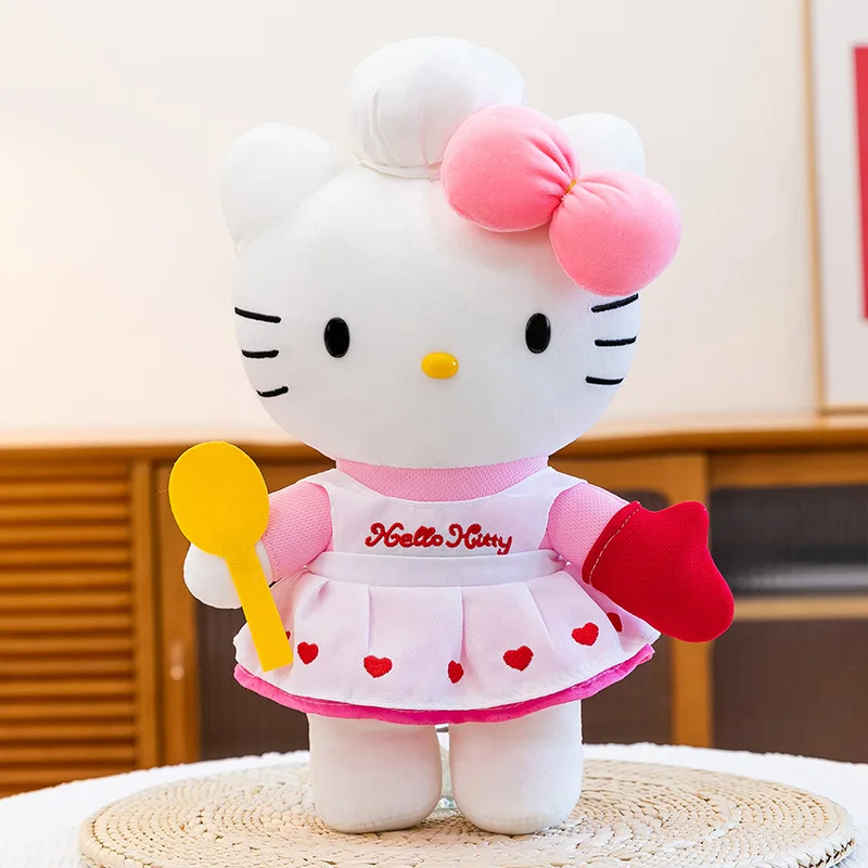 Brinquedo de Pelúcia Grande de Gato KT de 40/70cm, Boneca de Gato para Crianças, Presente de Aniversário e Natal para Meninas, Boneca Macia para Bebês