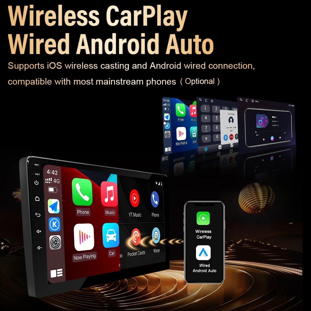 Android 16 Carplay Auto Multimedia For KIA RIO 4 IV FB X-line 2020 - 2022 Player Car Radio GPS Navigation DSP 2K Touch Screen