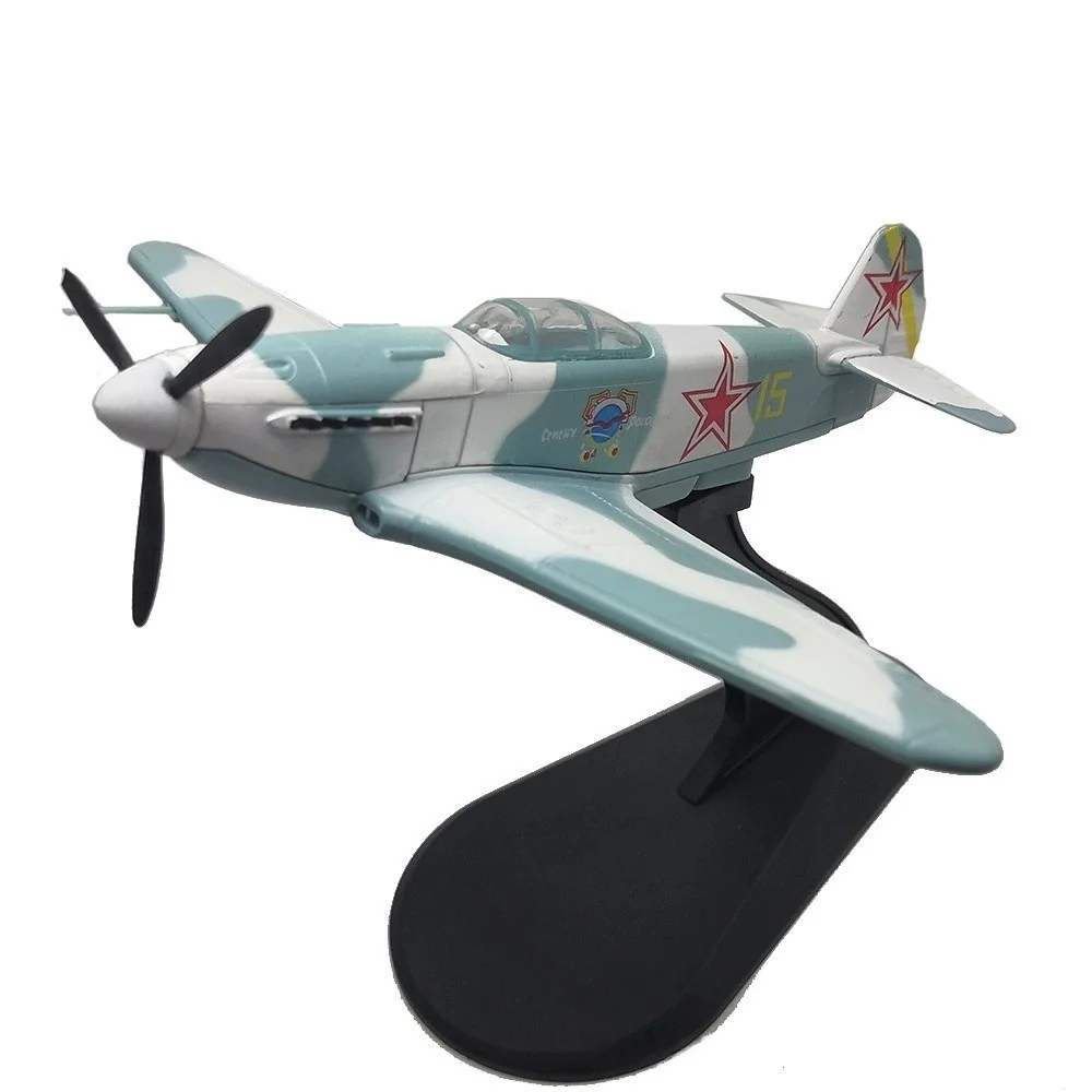 

Fighter Model 1:72 Scale Realistic Yak-3 with Aircraft Stand Diecast Alloy Airplane for Birthday Gifts Home Office Decor