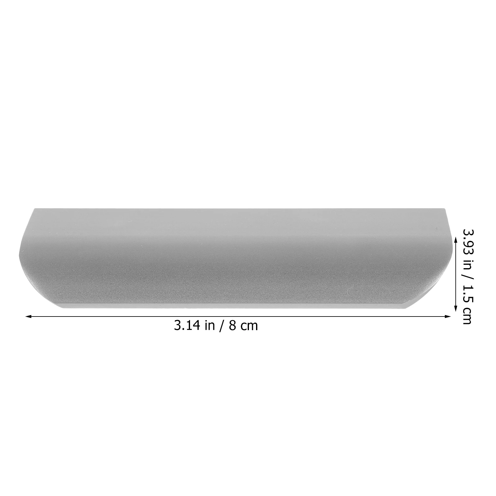 

10pcs Cabinet Door Handles Metal Edge Pulls Durable Furniture Grips Smooth Finish Easy Install Concealed Finger Pulls For