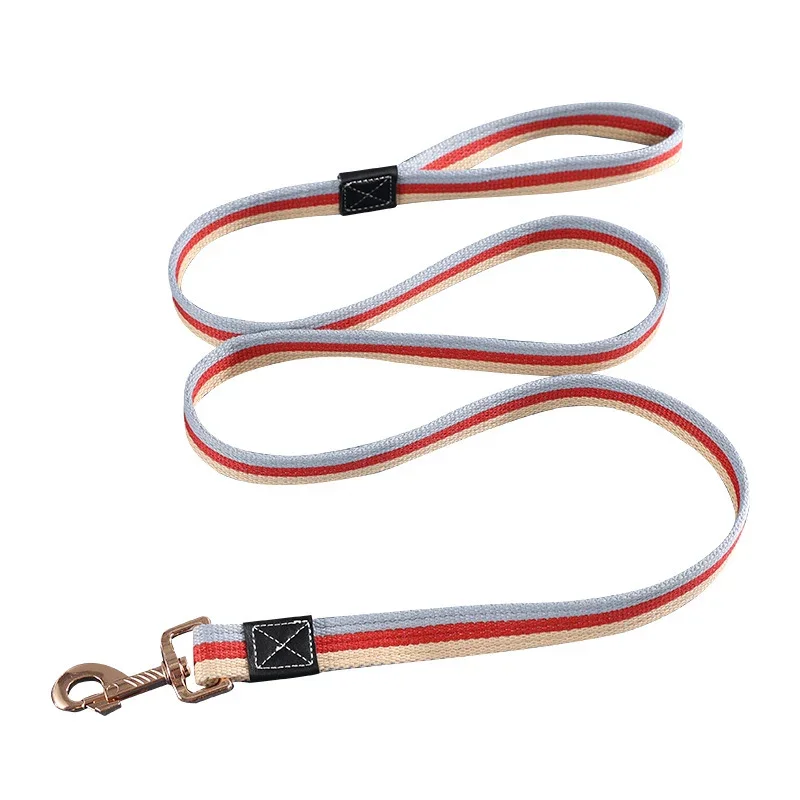 Pet Puppy Small Medium Big Dogs Pet Canvas Towing Leashes Extended And Thickened Traction Rope For Walking Training Lead_voghion.com