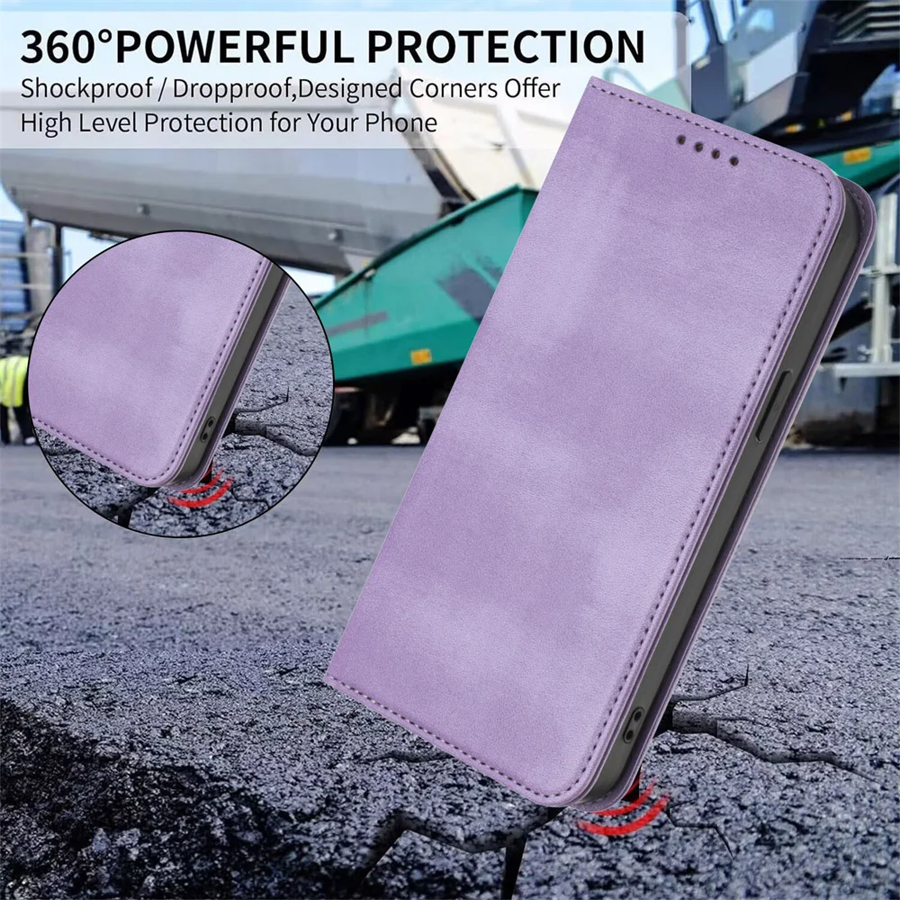 Leder Magnetische Brieftaschenhülle für OnePlus Nord 5 4 3 2Lite 2 2T Nord CE5 CE3 CE2 Lite CE2 CE 5G Handyhülle – Detail 3