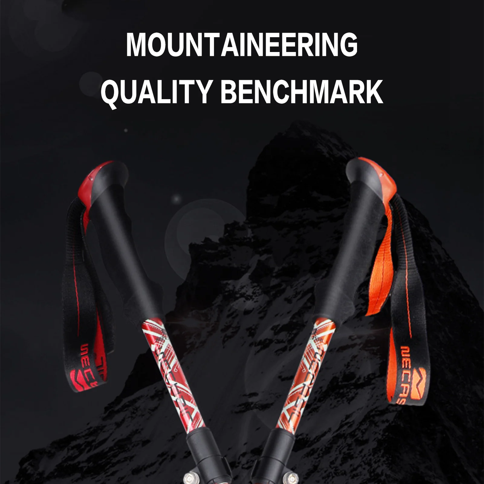 

Ultralight Trekking Pole Foldable Durable Carbon Fiber Hiking Poles Telescopic Anti Slip Alpenstock Outdoor Hiking Accessories
