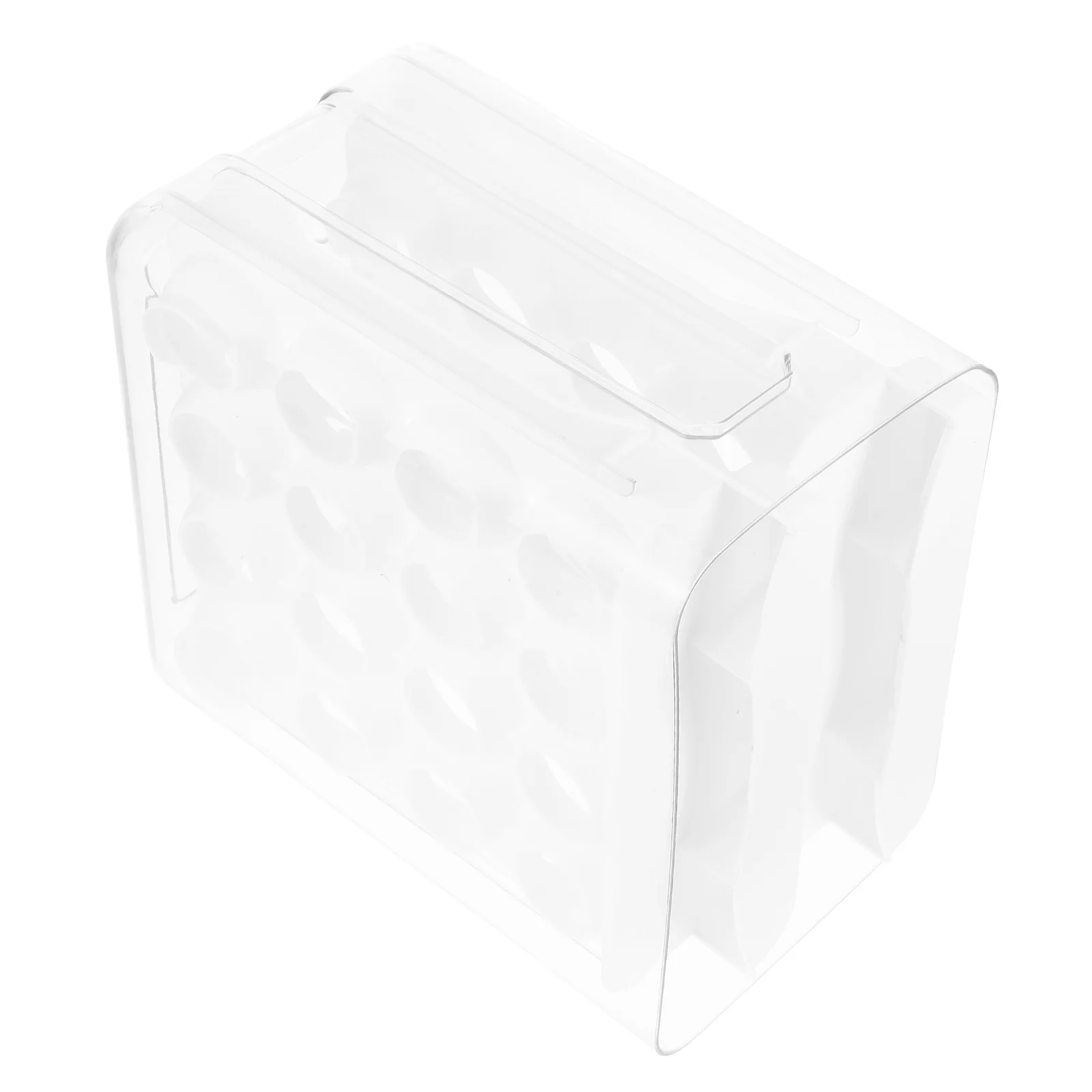 

Egg Storage Box 32 Eggs Transparent Double Layer Fridge Organizer Drawer Stackable Container Kitchen Plastic Carton Refrigerator