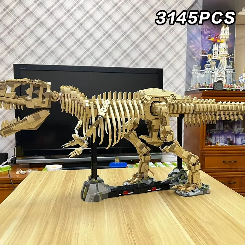

IN stock Creative MOC Dinosaur World Tyrannosaurus Rex Stone Block Set for Boys, Toys, Children's Christmas Gifts