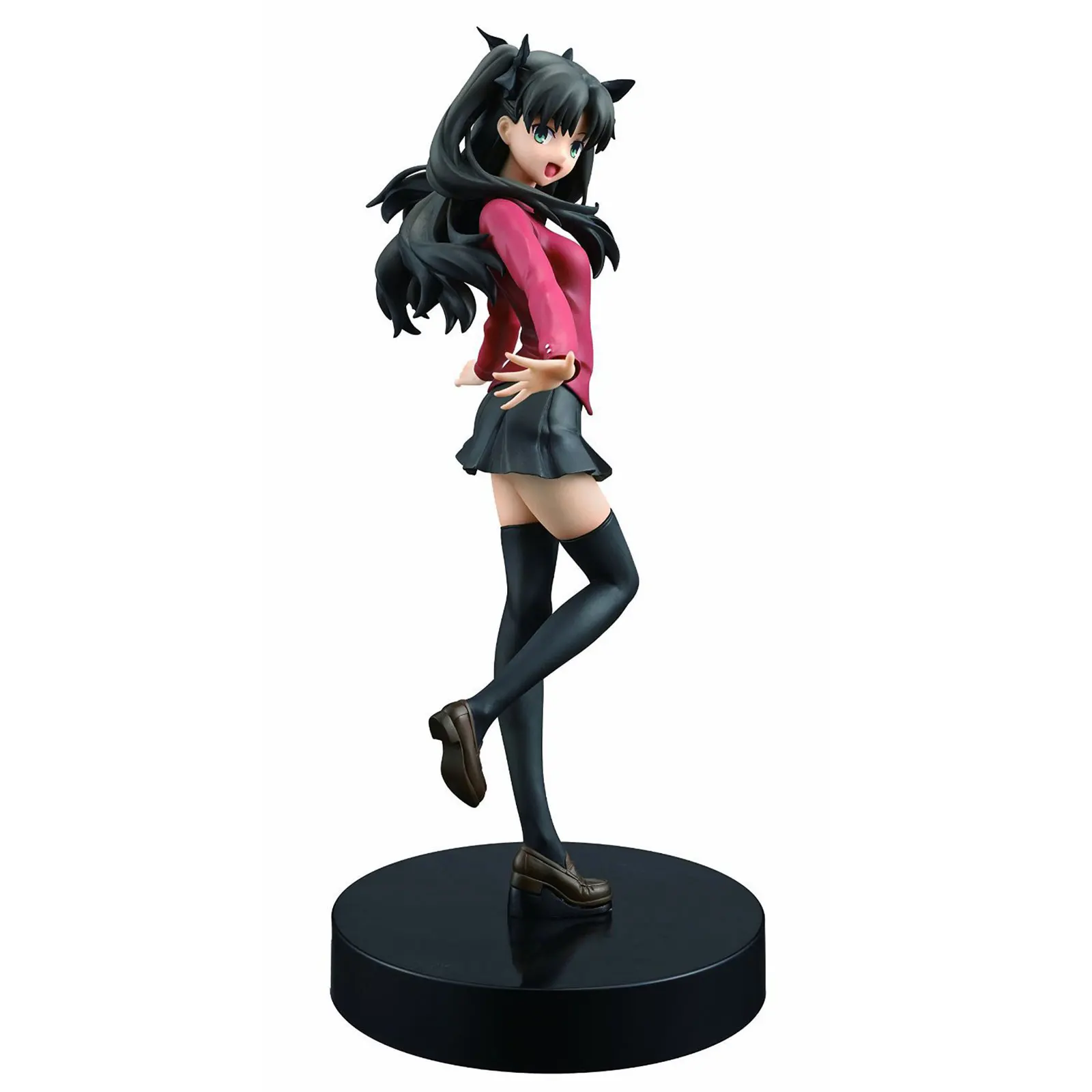 FGO Anime Figure Tohsaka Rin action figures Looking back posture Tohsaka Rin Figurine PVC model Adult ornament Statue gifts 21cm