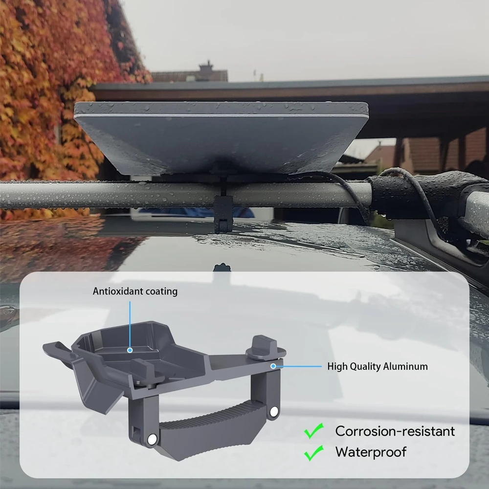 สําหรับ Starlink Mini Anti-Theft แร็คหลังคารถ Mount อลูมิเนียมอัลลอยด์ใช้งานร่วมกับ Starlink Mini Dish ติดตั้งและถอดออกได้ง่าย
