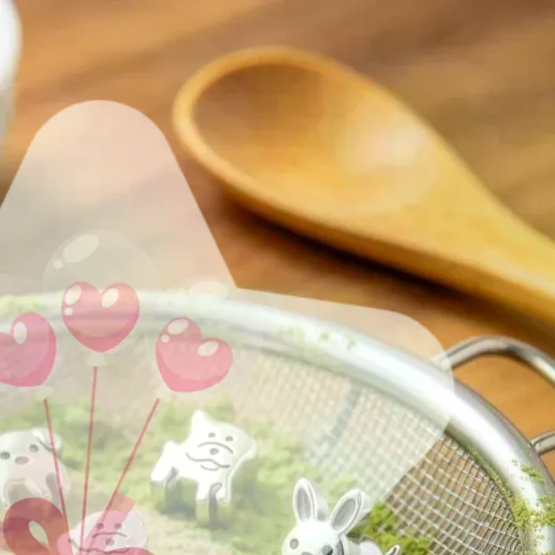 3Pcs/Set Stainless Steel Matcha Sifter Fine Mesh Anti Caking Portable Baking Tool For Picnic Home Cafe Matcha Prep