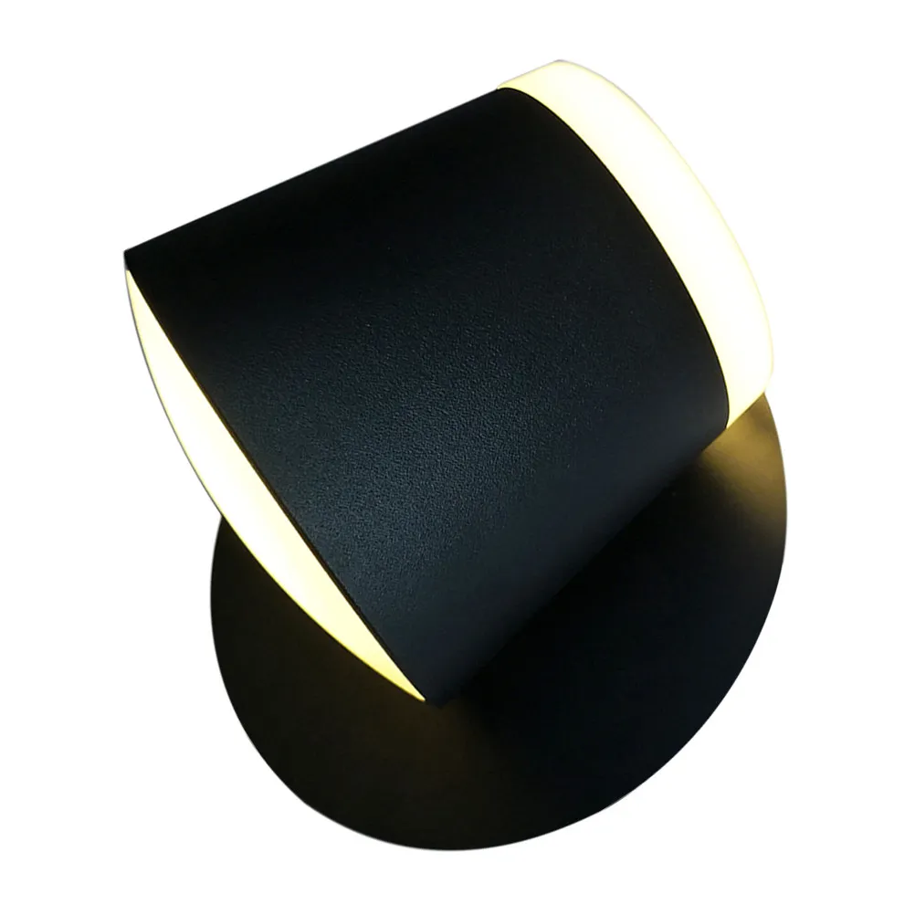 

1Pcs Rotatable LED Wall Lamp Indoor Room Bedside Aisle Night Light Adjustable Corridor Balcony Wall Light