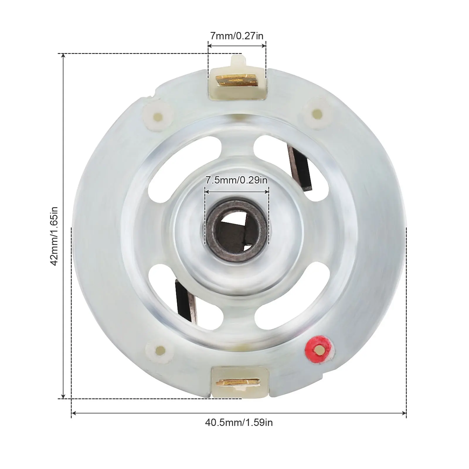 전기 드릴에 대 한 2pcs RS775 DC 모터 카본 브러쉬 홀더 구리 브러시 RS 775 카본 브러쉬 홀더와 DIY 전기 도구