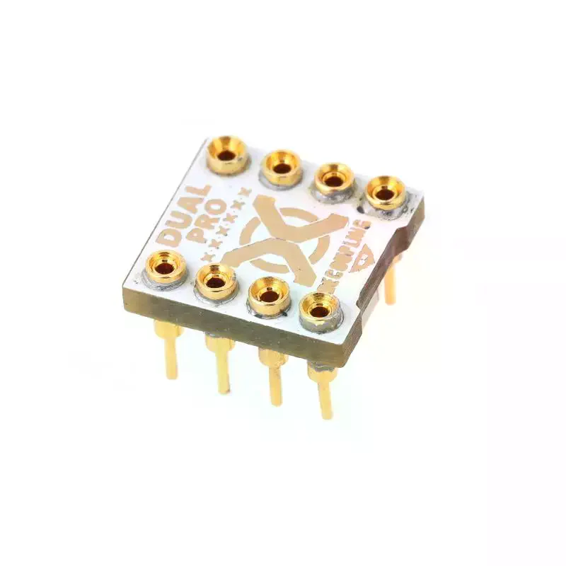 Dual Op Amp Socket Gold Plated HiFi Audio Decoupling Base Upgrade Holder For Operational Amplifier