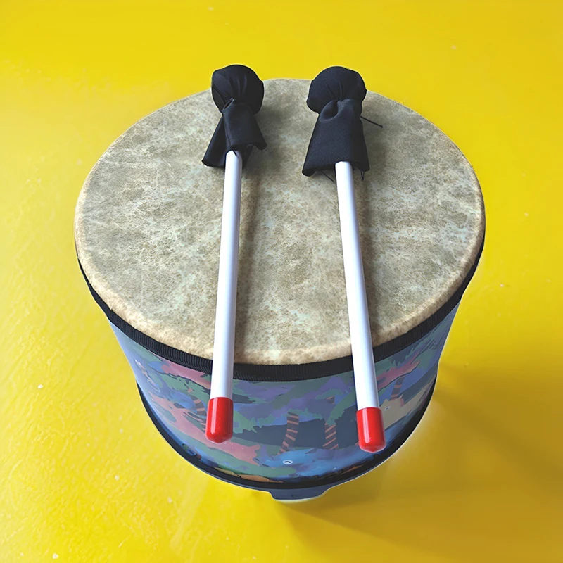 المحمولة طبلة باص 10 بوصة العرقية نمط طبلة خشبية للأطفال الموسيقى الطبول المبتدئين الآلات الموسيقية المهنية قرع