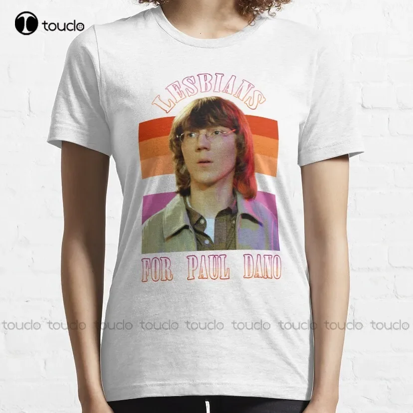 Lesbians For Paul Dano Classic T-Shirt T Shirt Dress Women Outdoor Simple Vintag Casual T Shirts Xs-5Xl Breathable Cotton Unisex