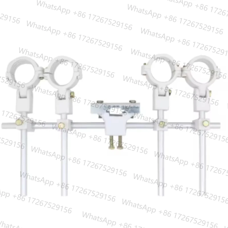 1 Soporte Universal de 5 Satélites para Riel, Soporte Múltiple para LNB, Juego de Soportes Múltiples para LNB de Banda Ku en TV Satelital
