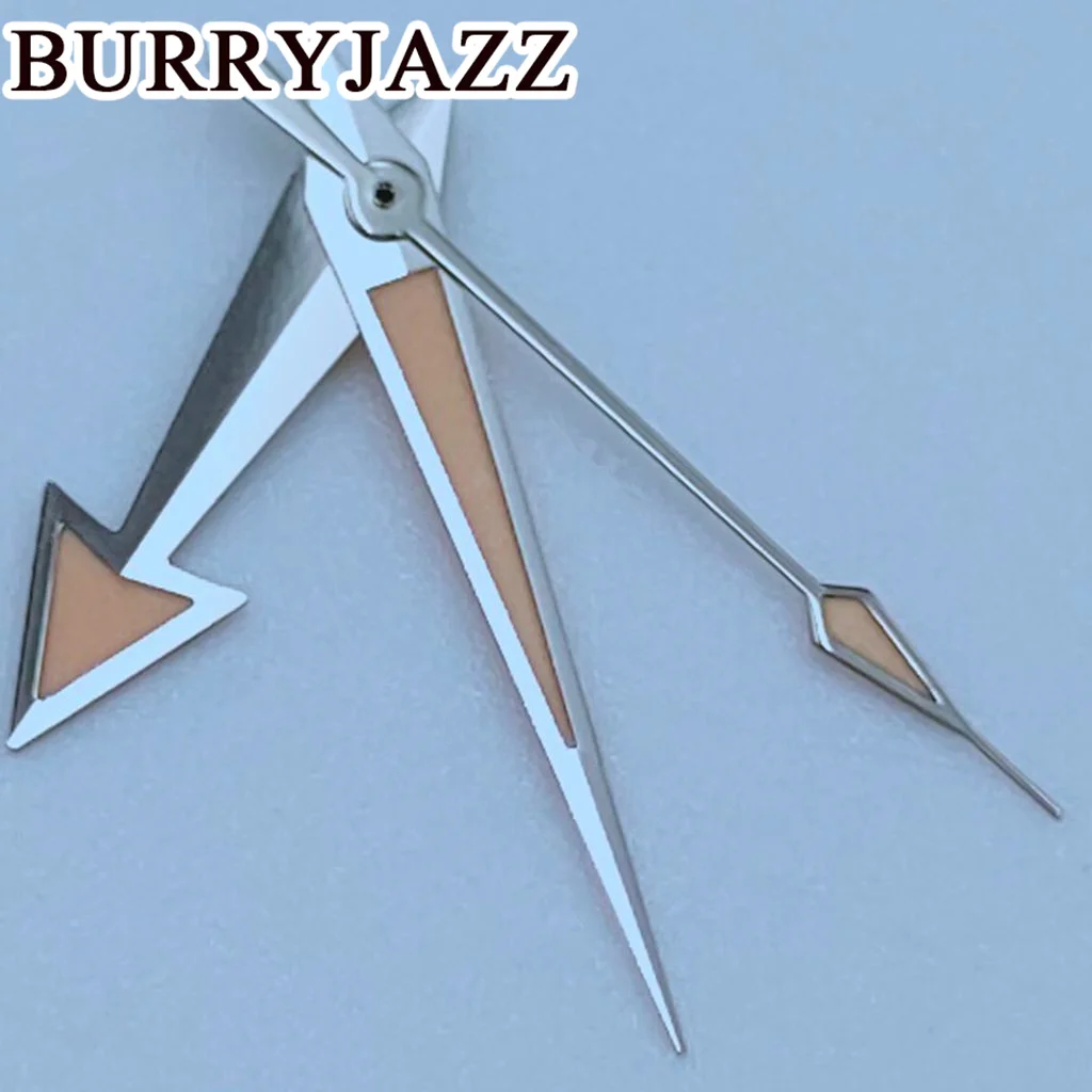 يد مضيئة من Burryjazz ، أيدي برتقالية فضّية ، أخضر ، NH35 ، NH36 ، NH38 ، 7S26 ، 7S36 ، 4R35 ، 4R36