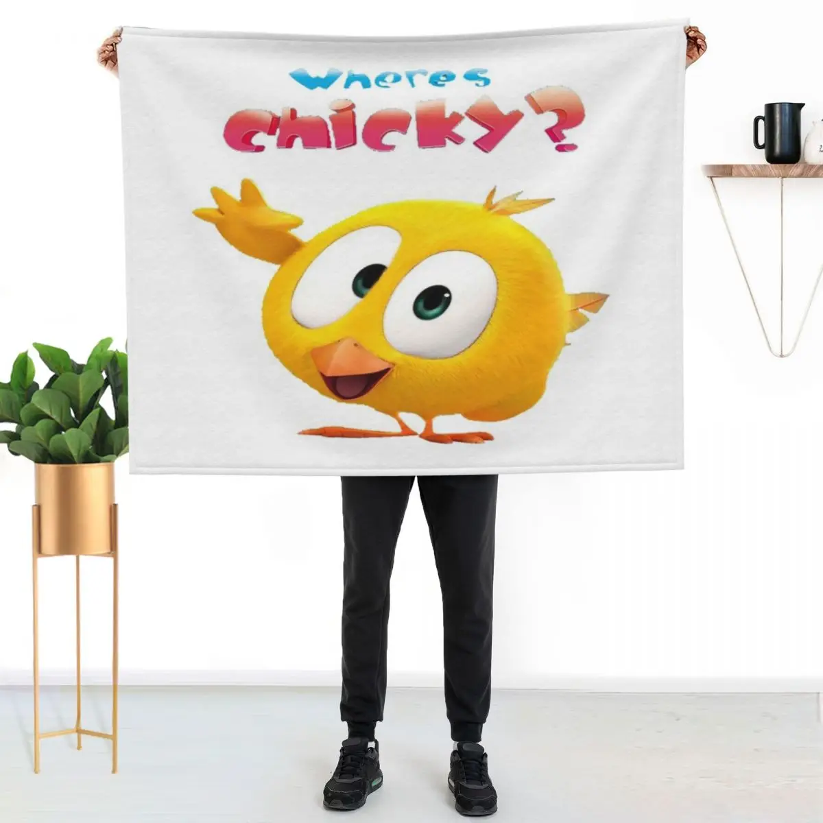 

where's chicky Throw Blanket Warm Napping Blanket for Office Couch Bed