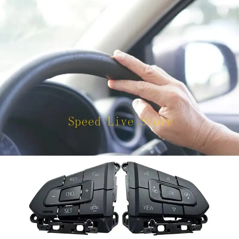 547C 1 Pair G8AJKZZCPZ for Golf 8 2020-2021 Steering Wheel Switches Button Bezel Cover