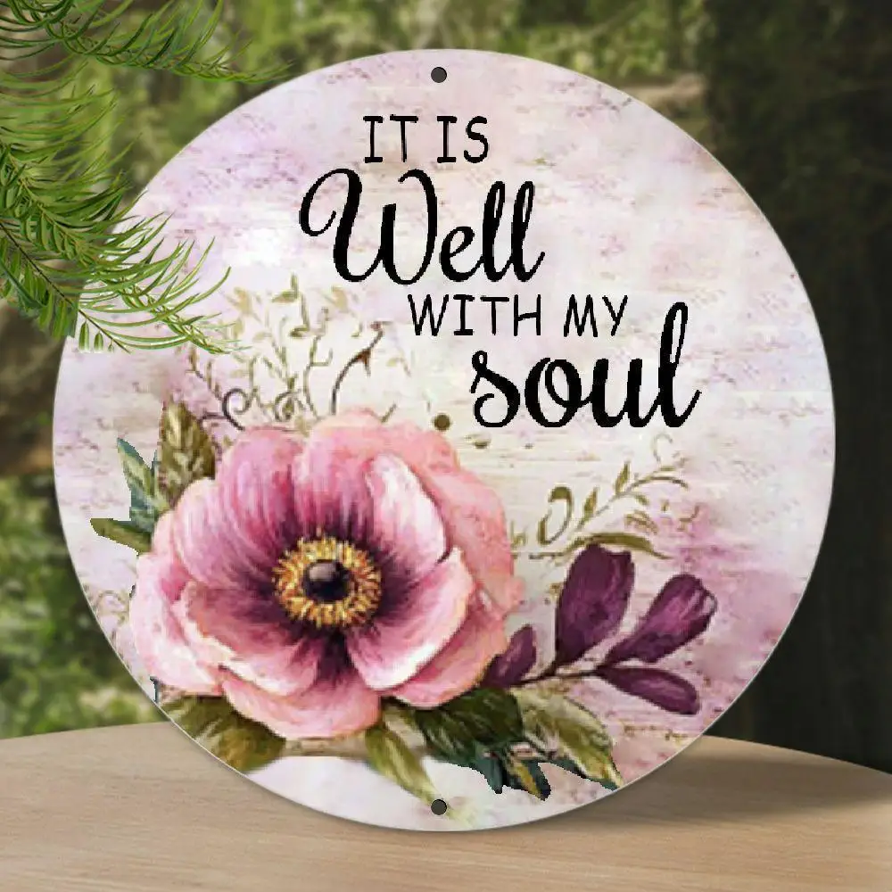 8x8 Inch Aluminum Wall Sign - 