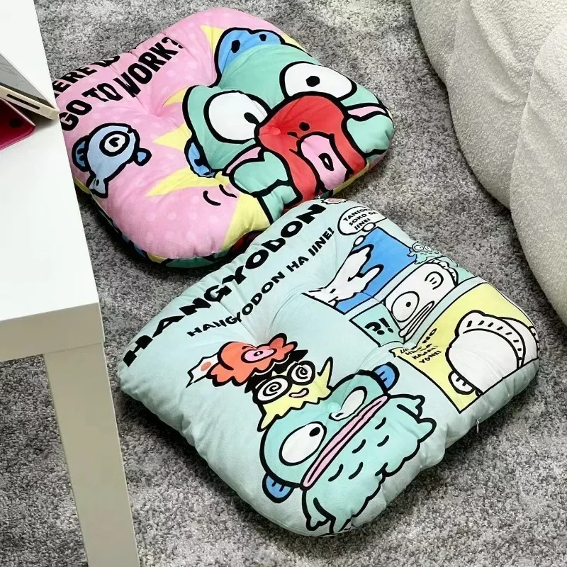 

Sweet Hangyodon Anime Home Washable Seat Cushion Cute Cartoon Sanrio Ins Kawaii Lovely Fashion Chair Mat Gifts for Kids
