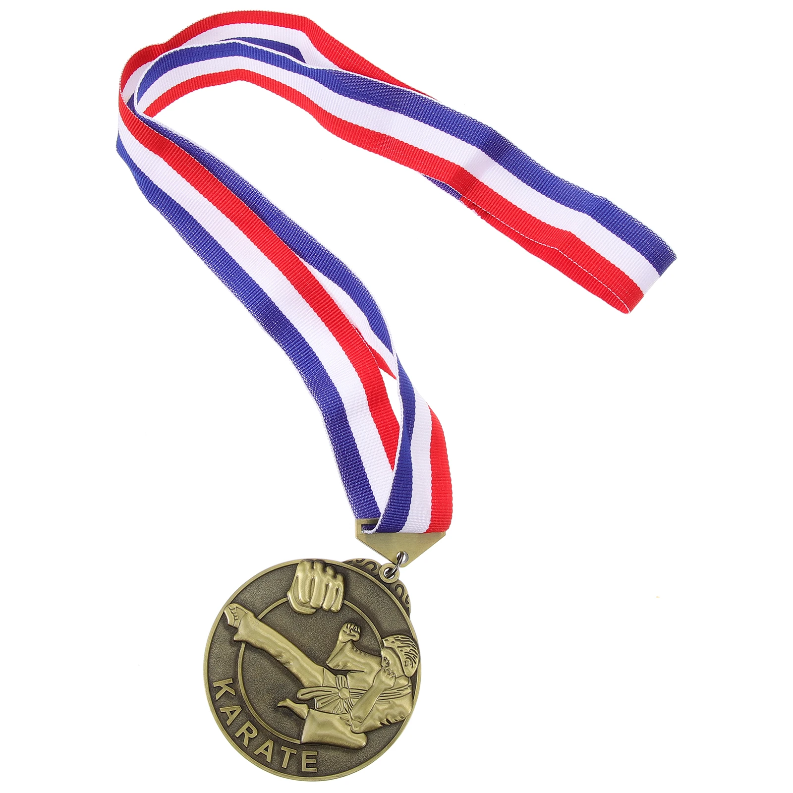 

Karate Medals Metal Decor Zinc Alloy Small Hanging Plate Race Medal Judo Event Competition Training Award Souvenir