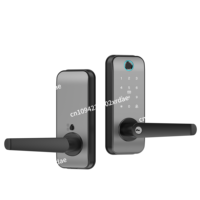 Electric Smart Door Lock with Fingerprint Wifi Connectivity Security Keys for Door Compatible with App Code Type