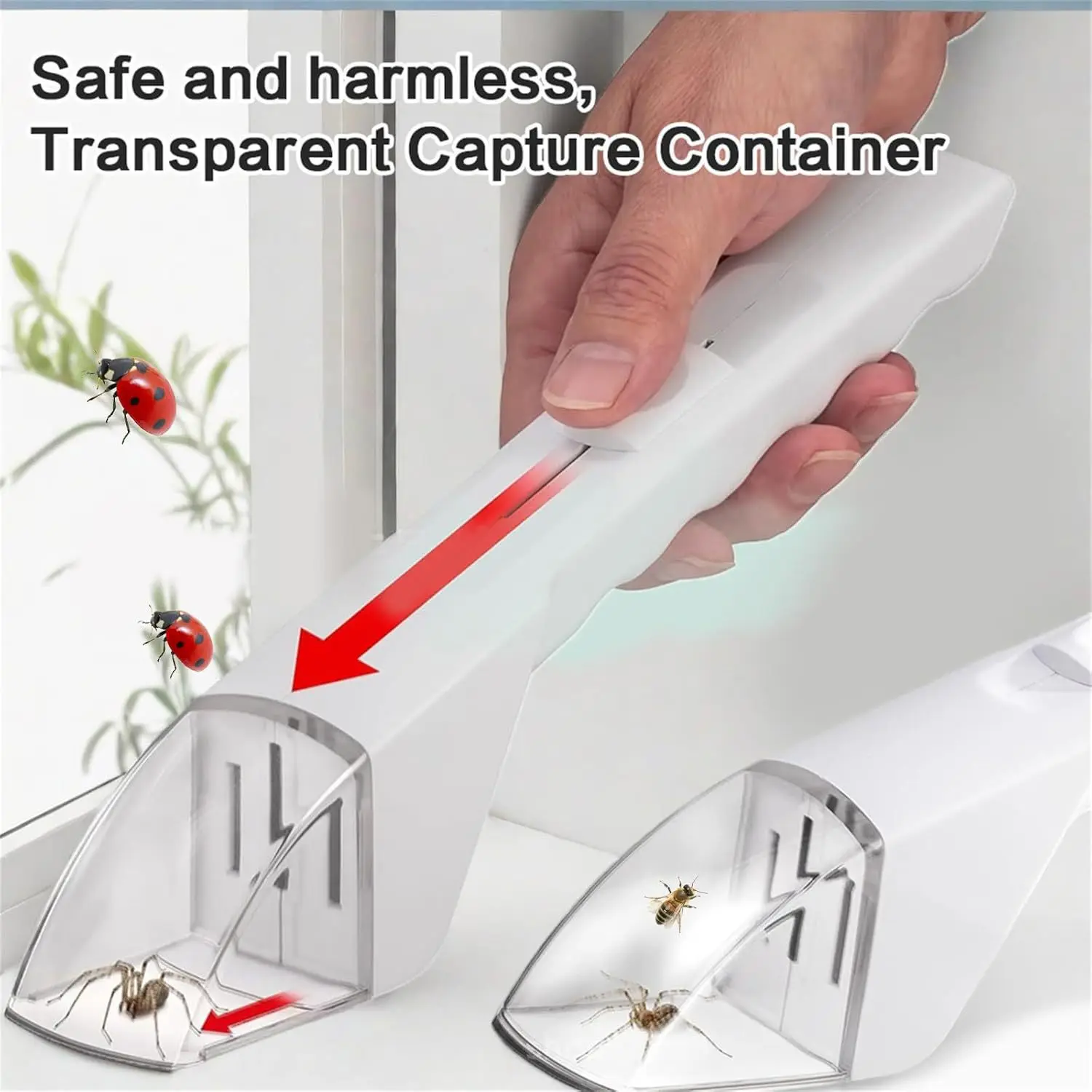 

2026 New Handheld Insect Catcher for Efficient Spider, Bee, and Insect Trapping at Home