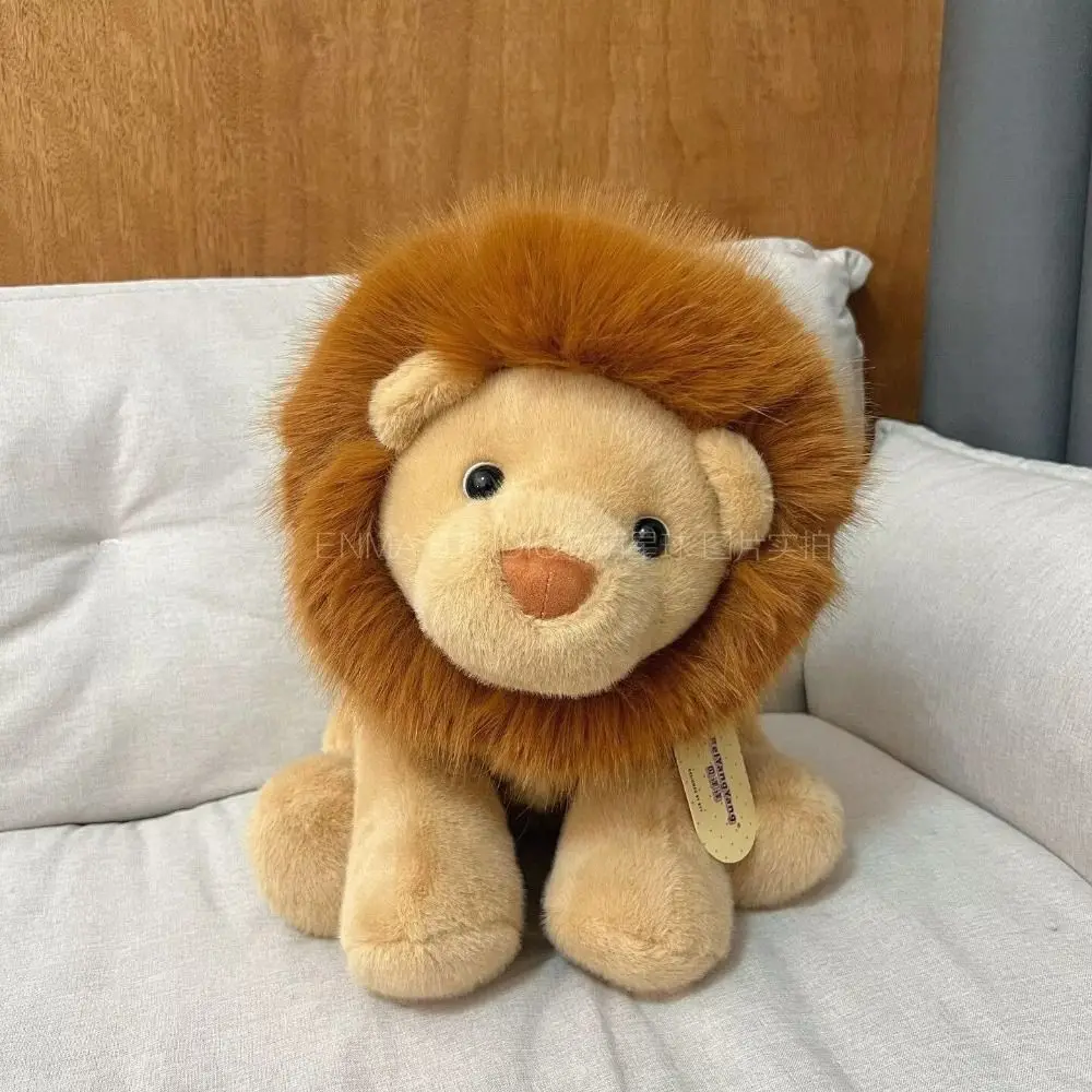 Creative Gift Soft Lion Stuffed Animal Plush Pillow Cute Emotional Support Plush Toy 15.8inch Plush Pillow