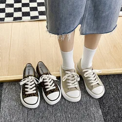 Vrouwen Canvas Schoenen Vrouwen Mode Zomer Casual Sneakers Student Vrijetijdsschoenen Hoge Top Vrouw Gevulkaniseerde Schoenen